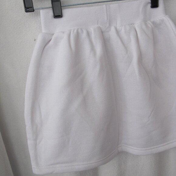 NWT - PrettyLittleThing Wrap Over Sweat Mini Skirt - Picture 11 of 13